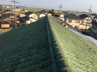 釉薬瓦確認