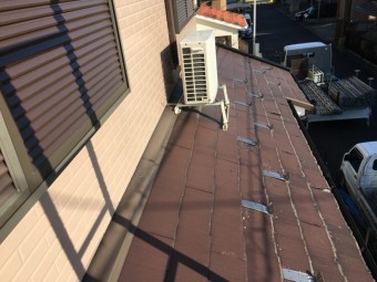 下屋根の状況