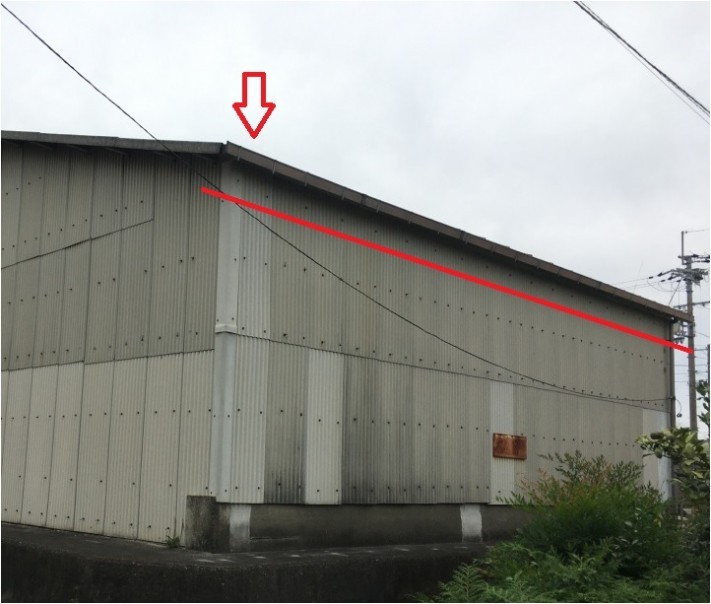 屋根の軒樋確認