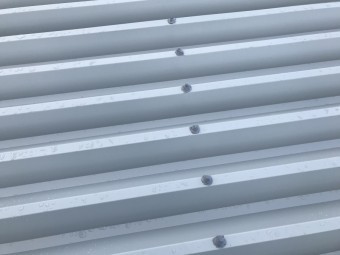 ボルト部すべてコーキング