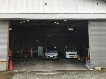 出入り口シャッター確認
