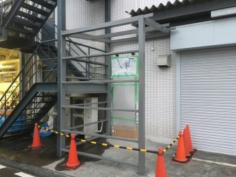 鉄骨組み立て完了