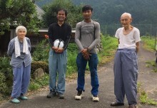 お客様との写真
