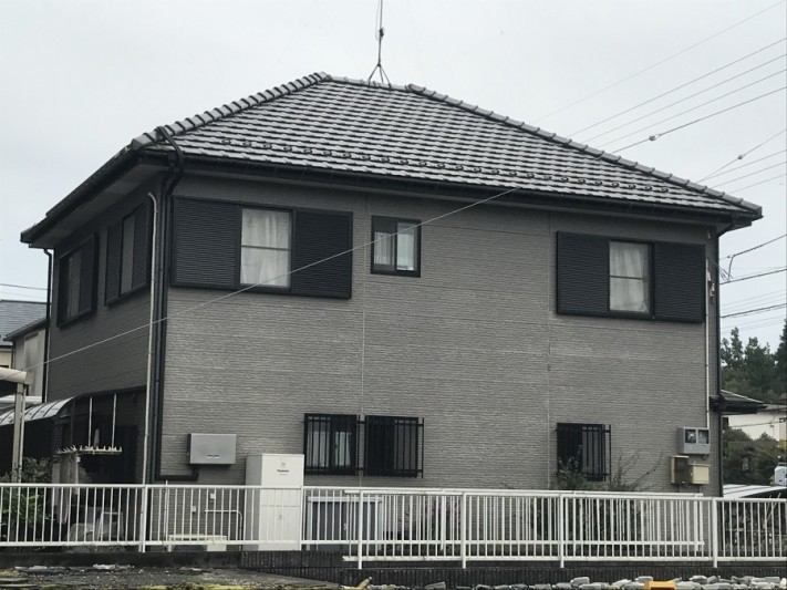 サイディング塗装が必要なお宅の裏側