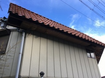 軒天ボード剥がれ