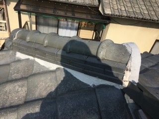 別の隅棟補修完了写真