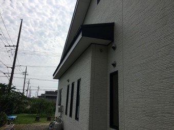 霧除け庇確認
