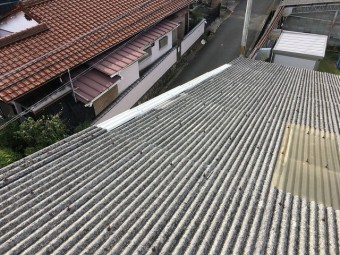ケラバ部分も補修されていました
