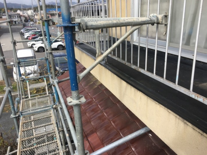 上部足場確認