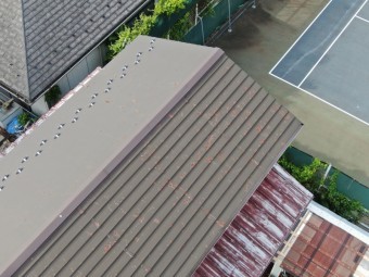 サビた屋根