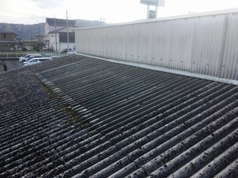 上から見た破損状況