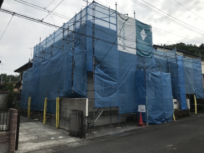 足場組立完了