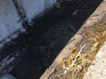 浮部、水が入ってしまっている
