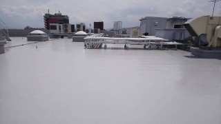ウレタン塗膜防水完了