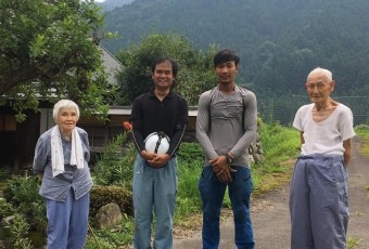 お客様と撮影