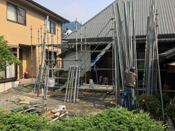 材料運搬状況