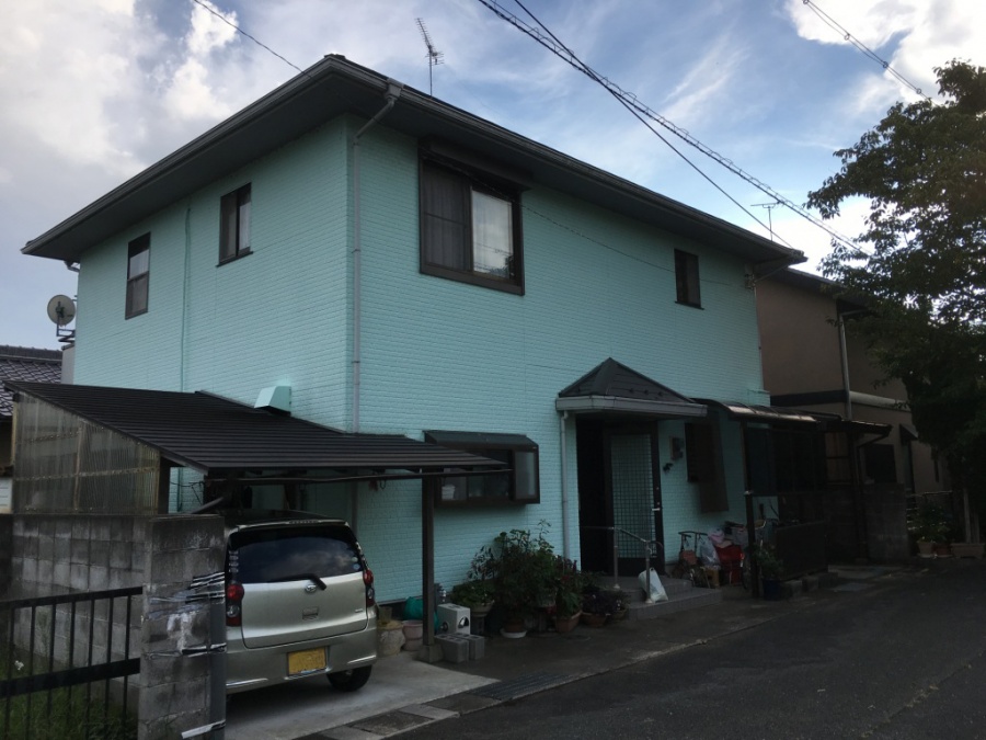 高島市にて強風で棟板金が飛んでしまった屋根の現場調査について
