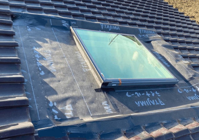 正しい天窓防水シート