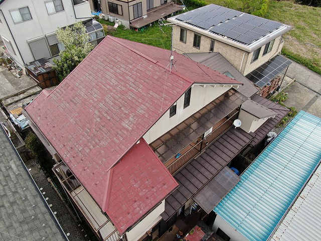 大津市和邇にてスレート屋根の無料点検依頼、塗装メンテナンス可能か？
